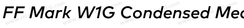 FF Mark W1G Condensed Medium字体转换